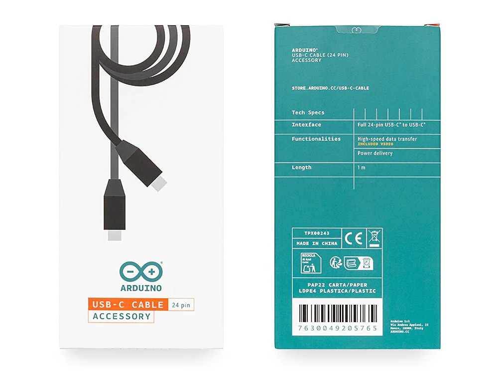 Arduino USB-C Cable (24 pin) - Image 4