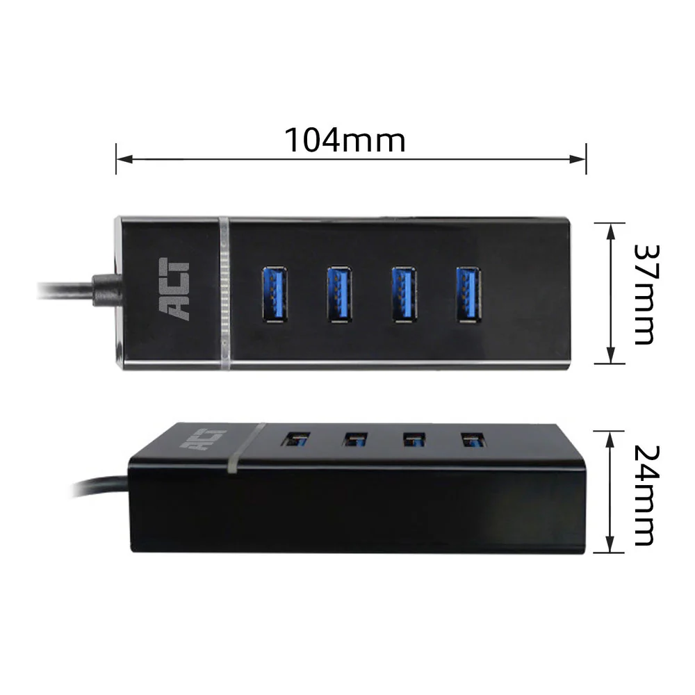 USB-C Hub 3.2 with 4 USB-A ports - Image 3