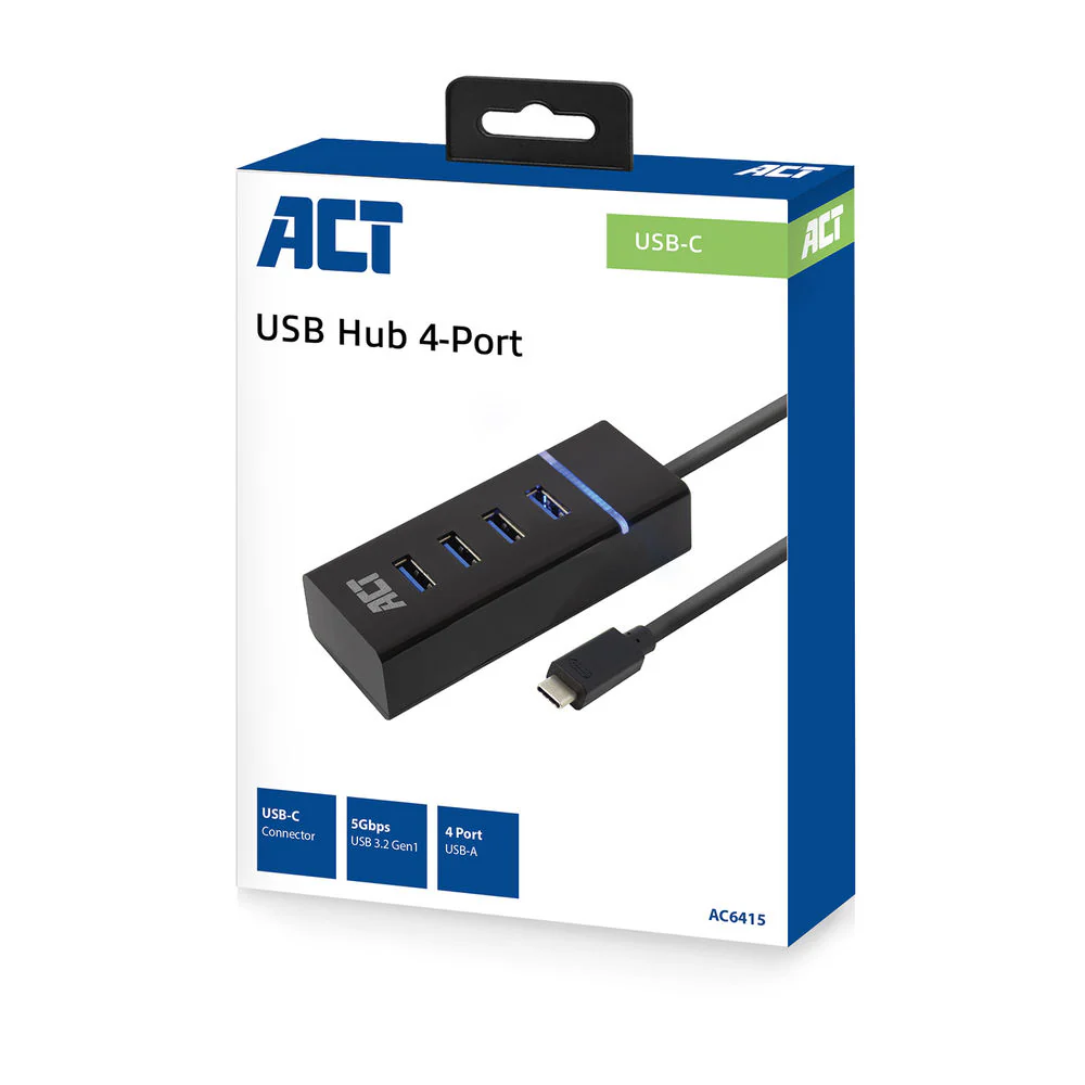 USB-C Hub 3.2 with 4 USB-A ports - Image 4